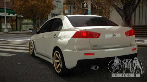 Mitsubishi Lancer Evolution X Zuhzipuf para GTA 4