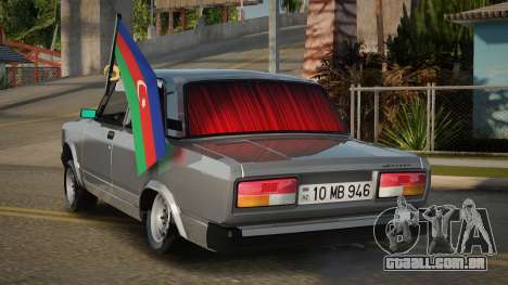 VAZ 2107 Avtosh Azerbaijan Flag para GTA San Andreas