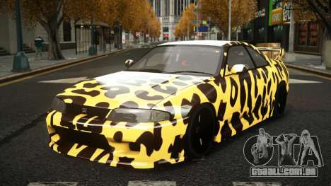 Nissan Skyline R33 Akayen S14 para GTA 4