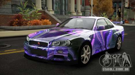 Nissan Skyline R34 Nalyntiny S11 para GTA 4