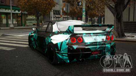 Nissan Skyline R33 Akayen S11 para GTA 4
