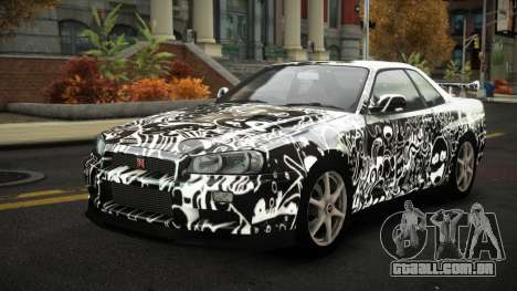 Nissan Skyline R34 Nalyntiny S13 para GTA 4