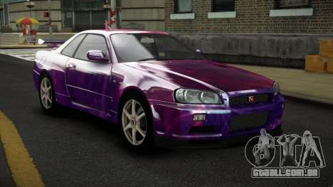 Nissan Skyline R34 Nalyntiny S8 para GTA 4