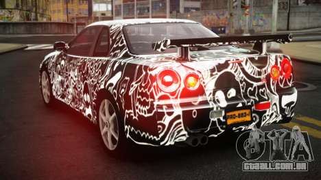 Nissan Skyline R34 Nalyntiny S13 para GTA 4