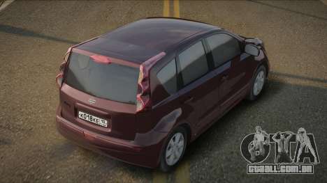 2007 Nissan Note E11 (optimized model) para GTA San Andreas