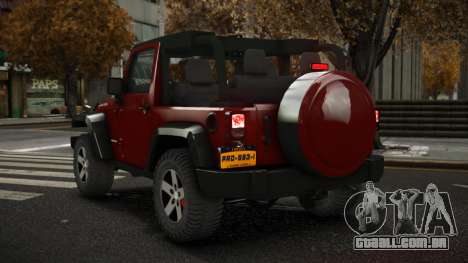 Jeep Wrangler Tozejured para GTA 4