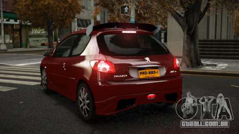 Peugeot 206 Gonruseq para GTA 4