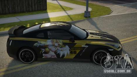 Nissan GTR R35 Aules para GTA San Andreas