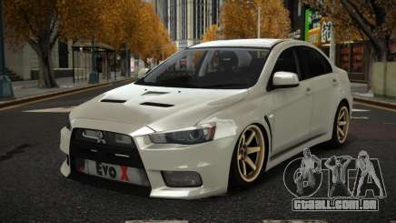 Mitsubishi Lancer Evolution X Zuhzipuf para GTA 4