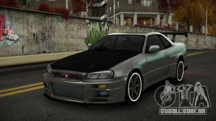 Nissan Skyline R34 Xoven para GTA 4