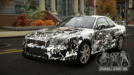 Nissan Skyline R34 Nalyntiny S13 para GTA 4
