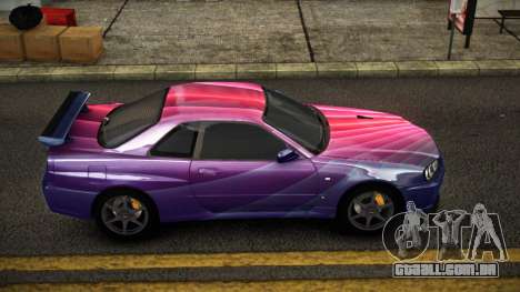 Nissan Skyline R34 Erxah S10 para GTA 4