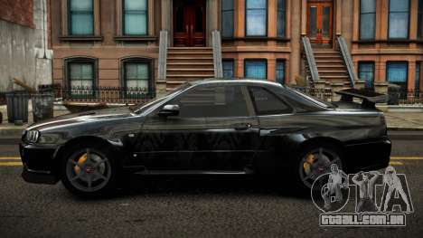 Nissan Skyline R34 Erxah S2 para GTA 4