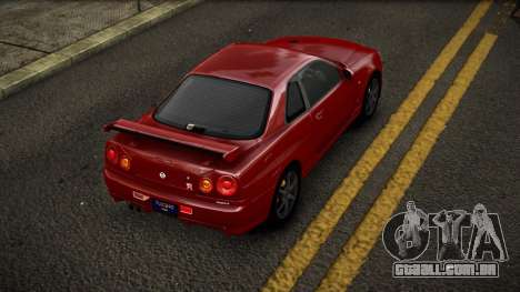 Nissan Skyline R34 Erxah para GTA 4