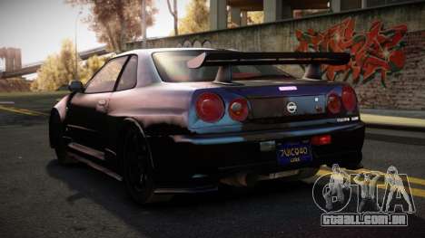 Nissan Skyline R34 Mirvavixe para GTA 4