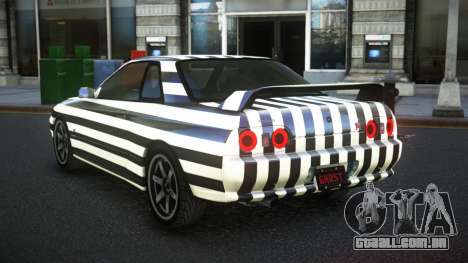 Nissan Skyline R32 Lanie S1 para GTA 4
