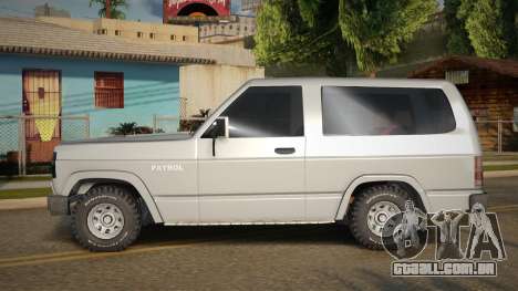 Nissan Patrol 80th para GTA San Andreas