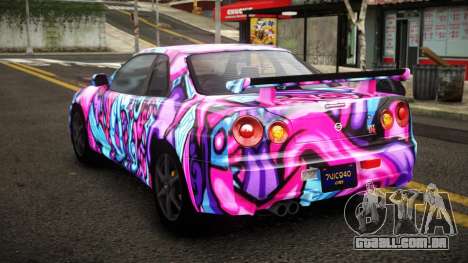 Nissan Skyline R34 Erxah S14 para GTA 4