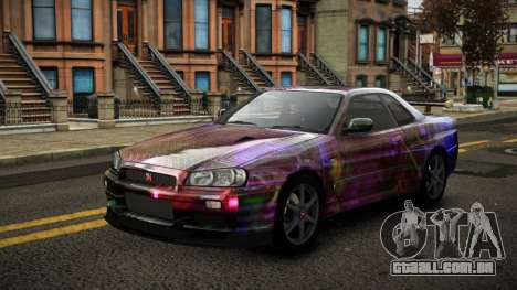Nissan Skyline R34 Erxah S3 para GTA 4