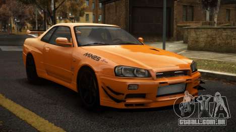 Nissan Skyline R34 Kazu para GTA 4
