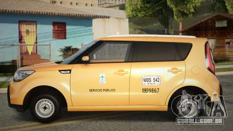 Kia Soul Taxi 15th para GTA San Andreas
