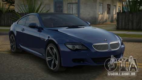 BMW M6 E63 10th para GTA San Andreas