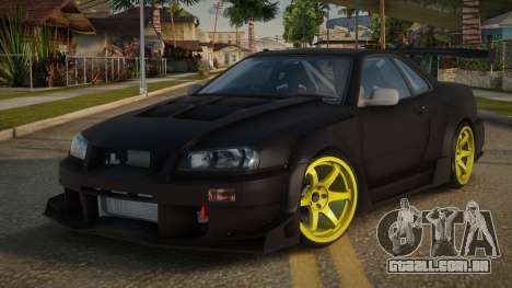 Nissan Skyline R34 Analber para GTA San Andreas