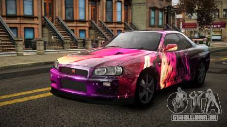 Nissan Skyline R34 Erxah S9 para GTA 4