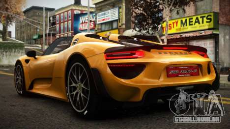 Porsche 918 Gujara para GTA 4