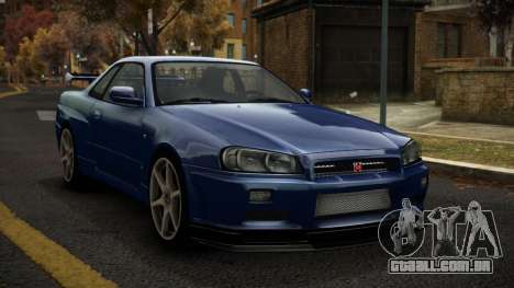Nissan Skyline R34 Doofe para GTA 4
