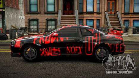 Nissan Skyline R34 Erxah S8 para GTA 4