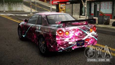 Nissan Skyline R34 Erxah S6 para GTA 4