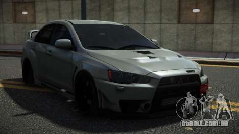 Mitsubishi Lancer Evolution X Deixe para GTA 4
