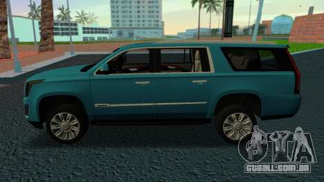 Cadillac Escalade 2019 para GTA Vice City