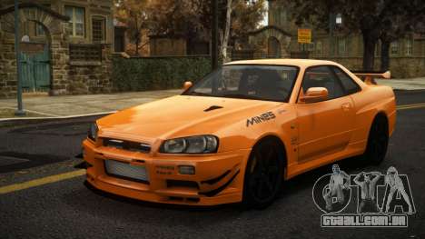 Nissan Skyline R34 Kazu para GTA 4