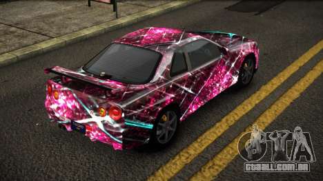 Nissan Skyline R34 Erxah S6 para GTA 4