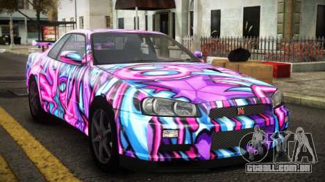 Nissan Skyline R34 Erxah S14 para GTA 4