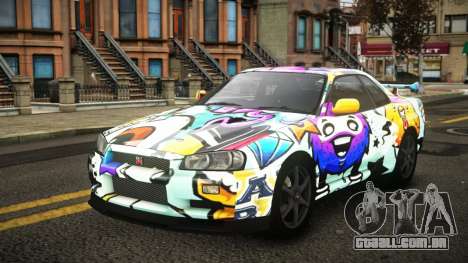 Nissan Skyline R34 Erxah S13 para GTA 4