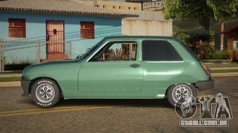 Renault 5 72th para GTA San Andreas