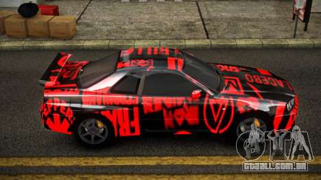 Nissan Skyline R34 Erxah S8 para GTA 4