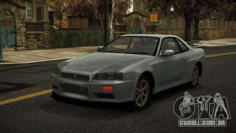 Nissan Skyline R34 Banafufa para GTA 4