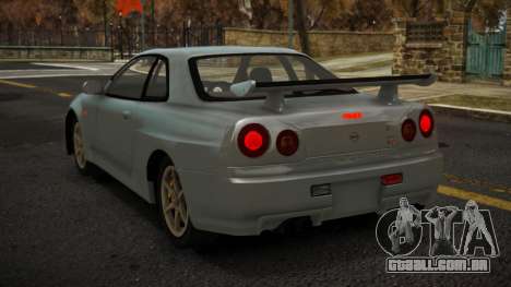 Nissan Skyline R34 Banafufa para GTA 4