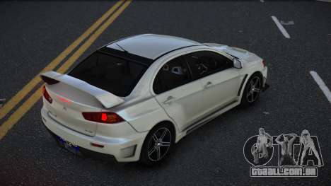 Mitsubishi Lancer Evolution X Ruwminih para GTA 4
