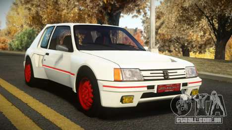 Peugeot 205 Raufe para GTA 4