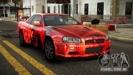 Nissan Skyline R34 Erxah S1 para GTA 4