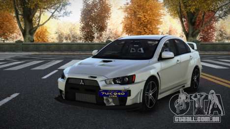 Mitsubishi Lancer Evolution X Ruwminih para GTA 4