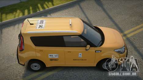Kia Soul Taxi 15th para GTA San Andreas