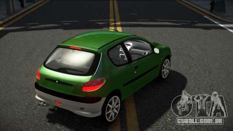 Peugeot 206 Poboh para GTA 4