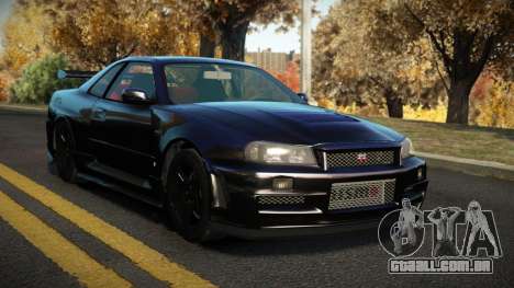 Nissan Skyline R34 Mirvavixe para GTA 4