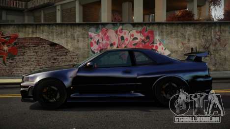 Nissan Skyline R34 Mirvavixe para GTA 4